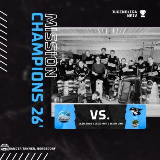 🏆🔥 DIE U16 GREIFT NACH DEM TITEL! 🔥🏆

💪 Zum zweiten Mal in Folge Meister?

Unsere U16 hat es selbst in der Hand!
🏒

Am Sonntag geht es in Bergedorf um alles! Zwei Spiele trennen unsere Nachwuchs-Warriors noch von der erneuten Meisterschaft in der Jugendliga NRIV! 🥇

📅 Sonntag, 11. Oktober
📍 Bergedorf
🏒 13:30 Uhr vs. Bremerhaven Whales
🏒 15:00 Uhr vs. TSG Bergedorf Lizards

Die Ausgangslage ist klar: Zwei Punkte fehlen noch zur Meisterschaft! ☝️🏆

Aber unsere Warriors haben natürlich größere Ziele! 💪🔥 Der Anspruch ist klar: Nicht nur den Titel sichern, sondern beide Spiele gewinnen und die Meisterschaft mit einer perfekten Leistung klarmachen! 💙🤍

Gemeinsam mit dem Trainerteam Harald und Chantal Hebig will unsere Jugend noch einmal alles auf dem Platz lassen, als Team kämpfen und zeigen, warum sie ganz oben stehen! 🏒💥

Jetzt heißt es: volle Konzentration, maximaler Einsatz und zwei Siege für die Warriors! 🔥

AUF GEHT'S, JADE WARRIORS! Holt euch das Ding!🏆💙🤍